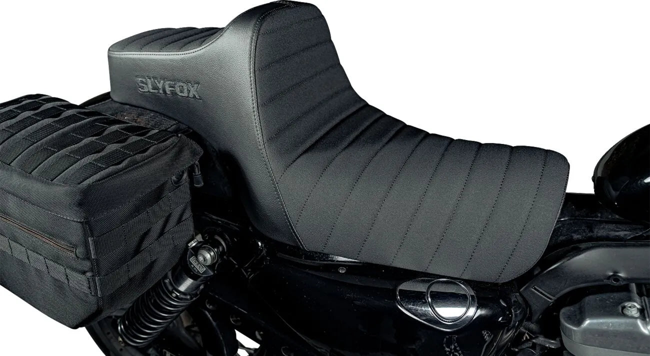 Slyfox High Noon Seat - Ultimate Comfort - For Harley Davidson