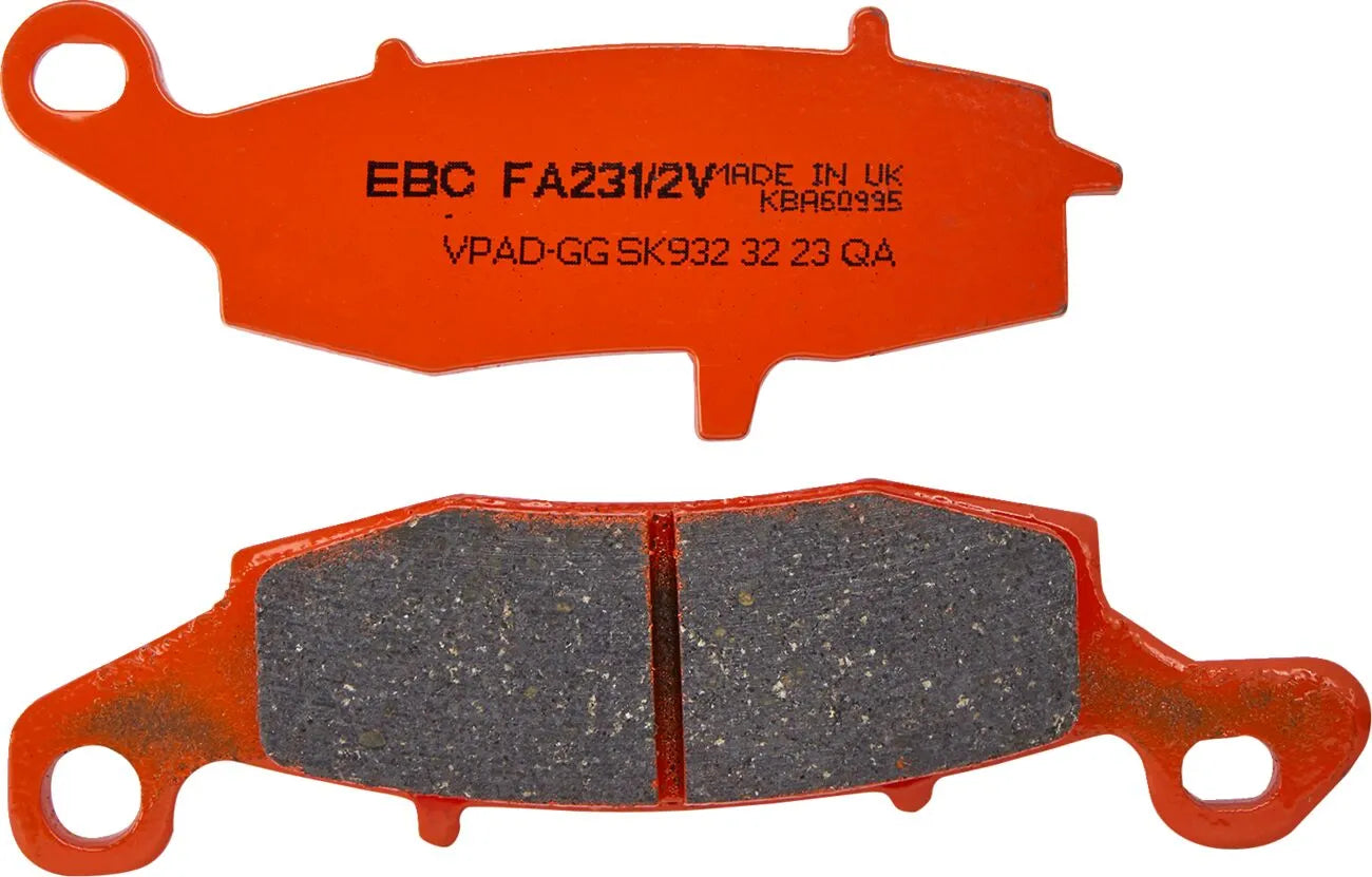 Pół-spiekane Klocki Hamulcowe Ebc (Zestaw 2) - Tył