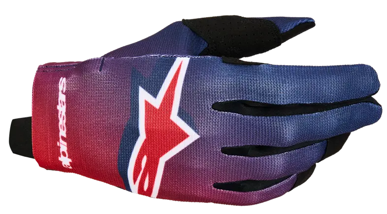 Alpinestars Youth Radar Gloves Red/Blue
