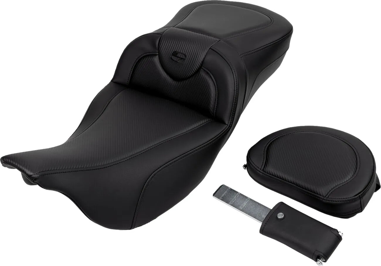 Saddlemen Roadsofa Carbon Fiber Seat - For Harley Davidson