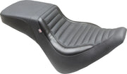 Mustang Squareback 2-up Seat - For Harley Davidson