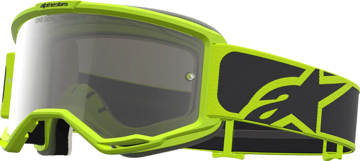 Alpinestars Vision 5 Rora Goggle Black Yellow Fluo Mirror-Silver