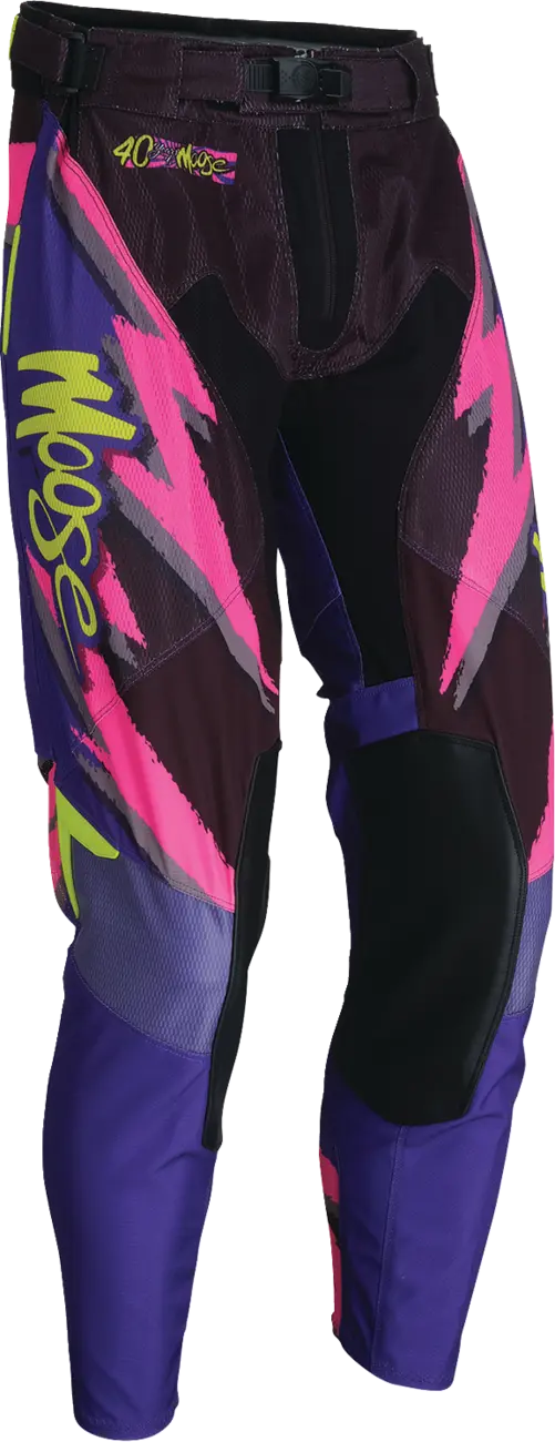 Moose Offroad Soft-Goods Sahara LE Pants White/Black/Purple