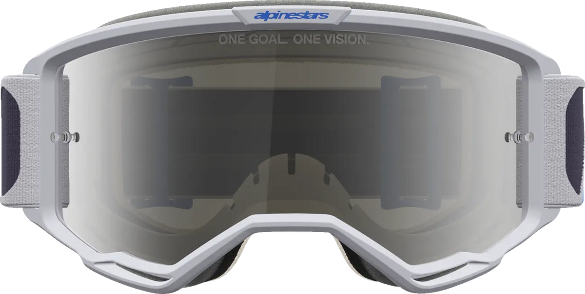 Alpinestars Vision 5 Drag Goggle Light Lilac Blue Mirror-Silver