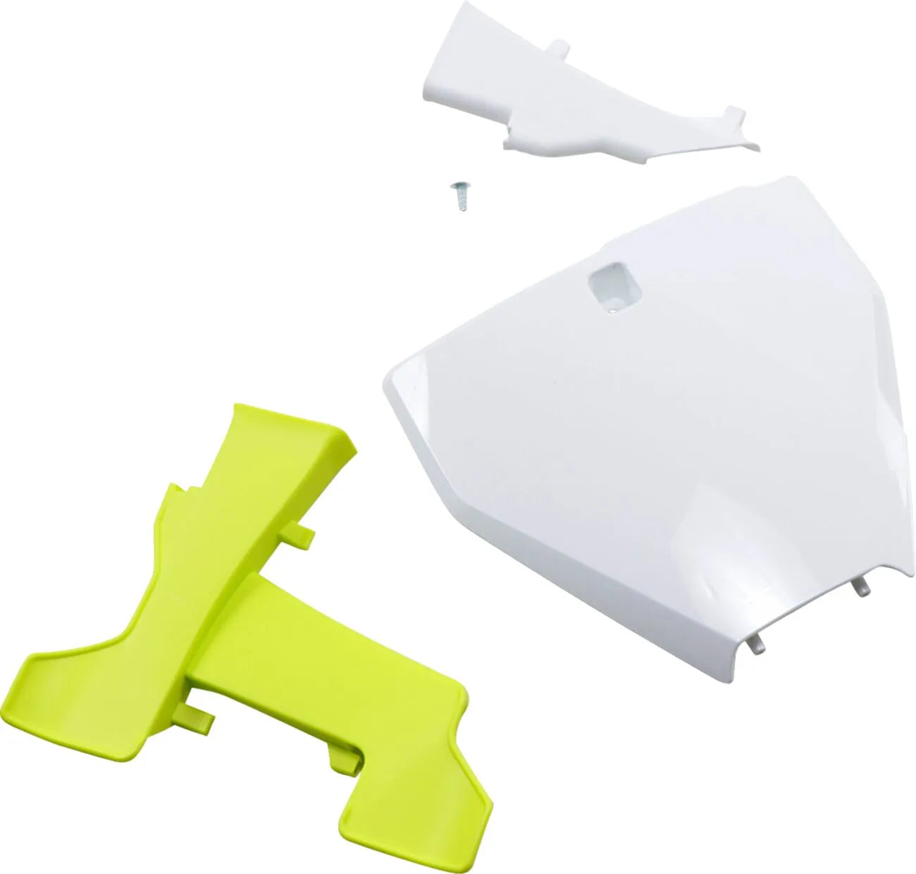 Ufo Replacement Front Number Plate - White