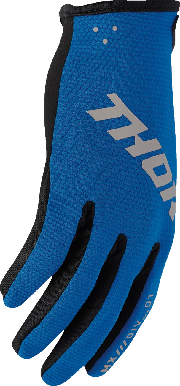 Thor Ridemode Static Gloves - Black/Blue