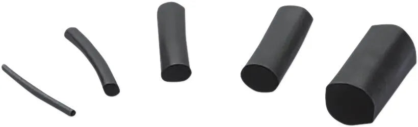 Drag Specialties Black Shrink Tubing - 3/16"