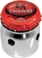 La Choppers Bottle Cap Choke Cable Knob