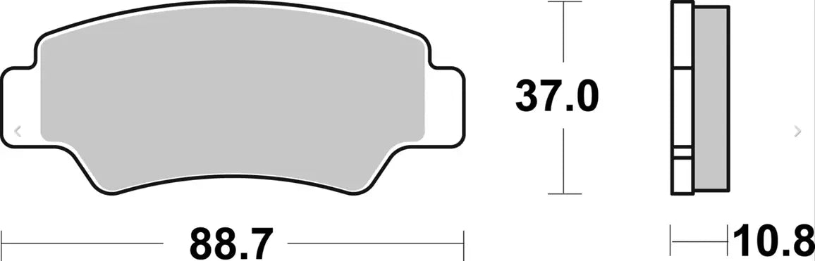 Brembo SD Sintered Brake Pad for Off-Road