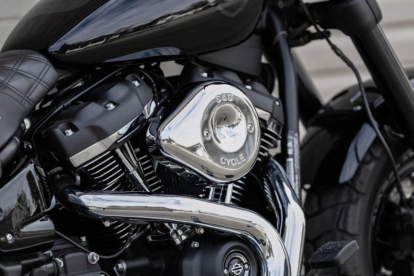 S&s Cycle Stealth Air Cleaner Cover - Chrome