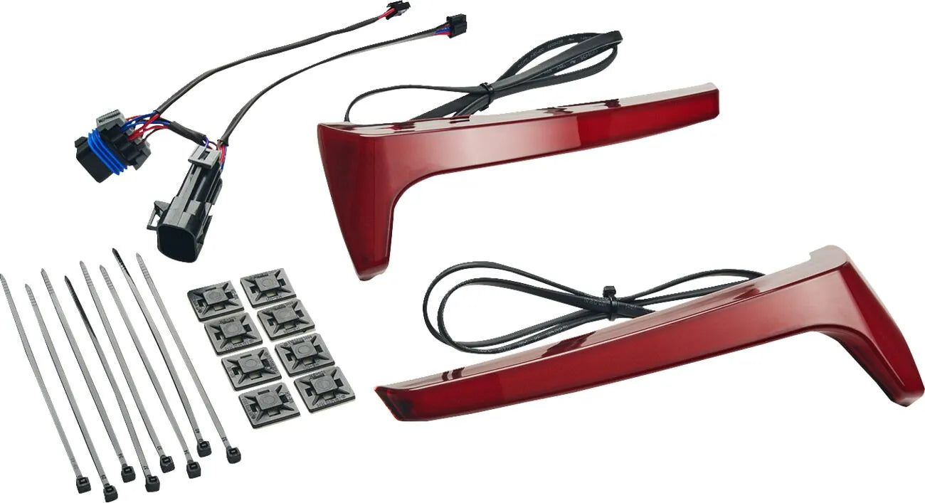 Ciro Saddlebag Lights - Red Led