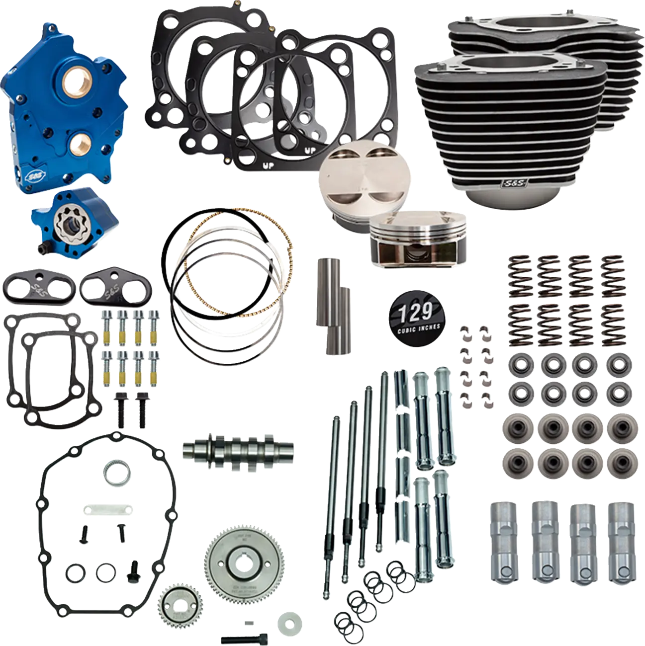S&S Cycle 129" Power Package Big Bore Kit for M8