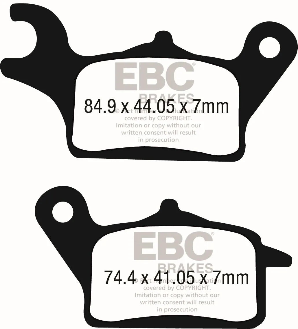 Ebc Sfac Carbon Series Skuterowe Klocki Hamulcowe - Przód