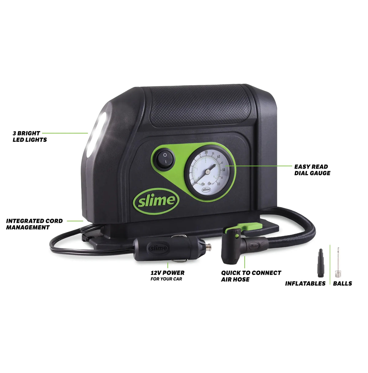 Slime 12V Tyre Inflator