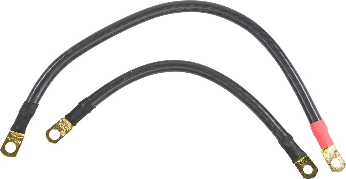 Terry Components 4-Gauge Black Battery Cable Kit for Dyna