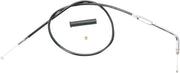 DRAG SPECIALTIES Black Vinyl Throttle Cable for Smooth Handlebar