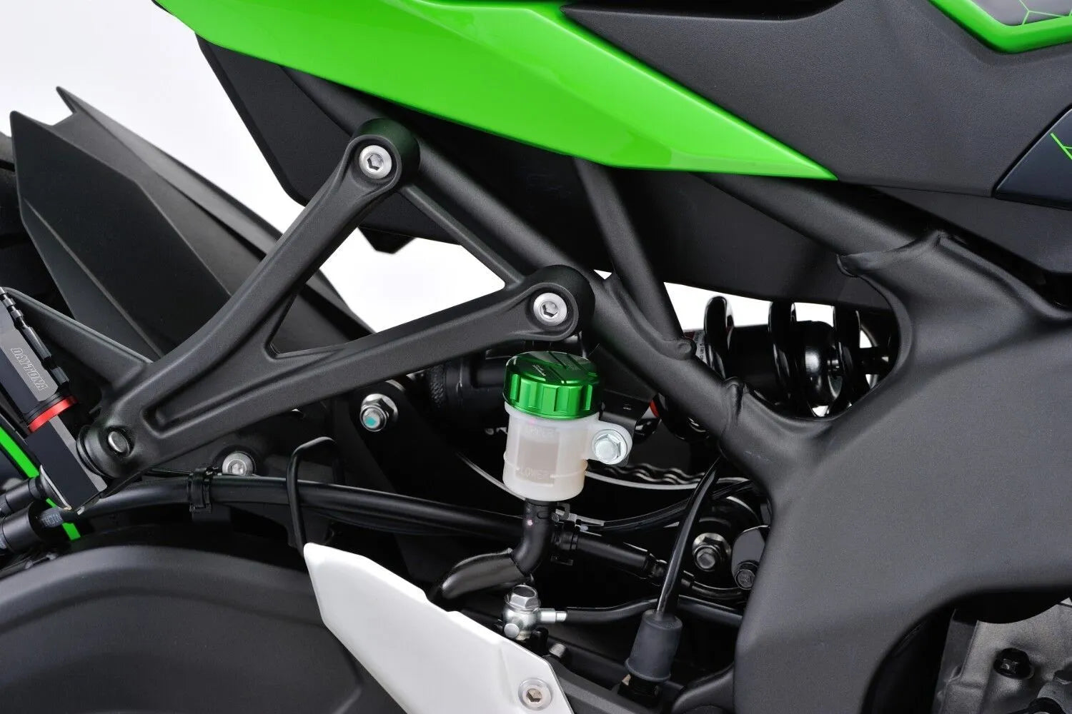 Daytona Rear Master Cylinder Cap - Green Anodized