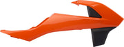 Polisport Radiator Covers For Ktm - Orange/black