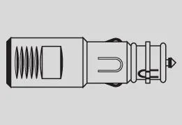 Flosser 12V Cigarette Lighter Plug for Motorcycle
