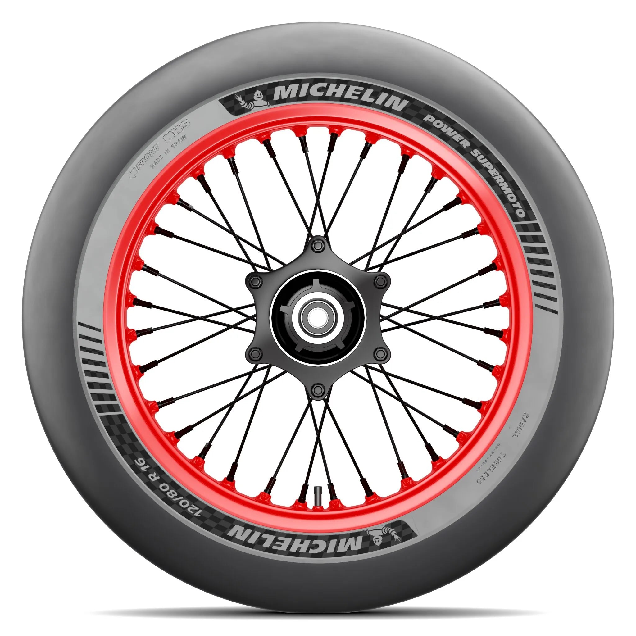Michelin Power Supermoto Slick Tire - 120/75r16.5