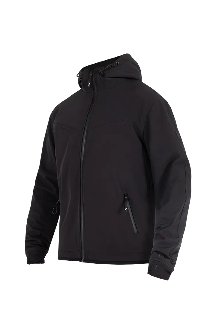 John Doe XTM V3 Softshell Rip Stop Hoodie Black