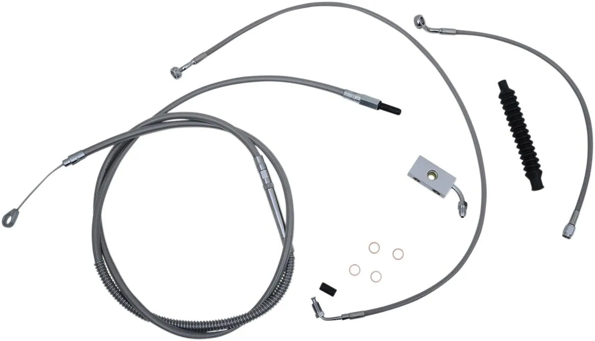 La Choppers Standard Handlebar Cable/Brake Line Kit for Ape