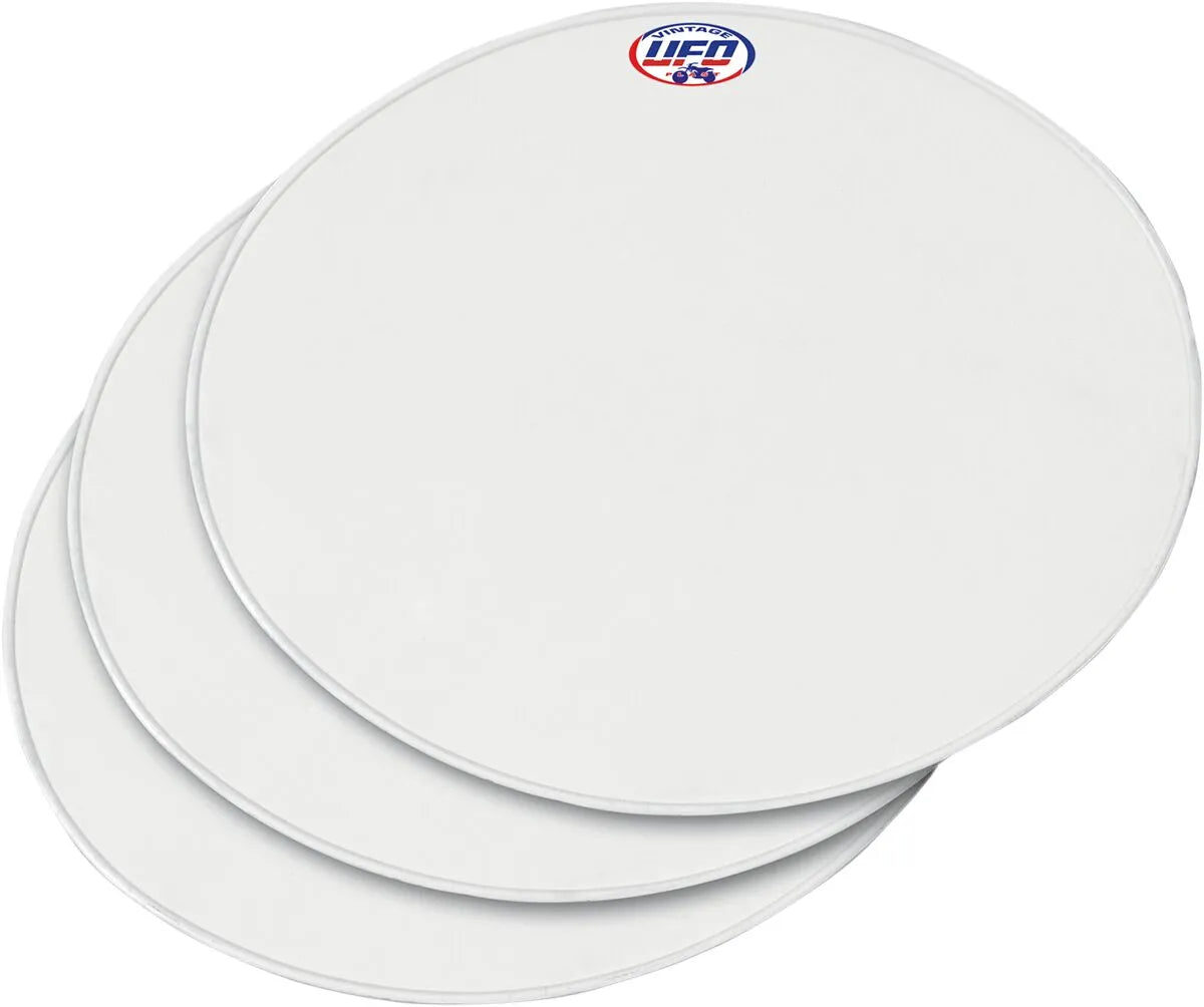 Ufo Vintage Universal Number Plate - White