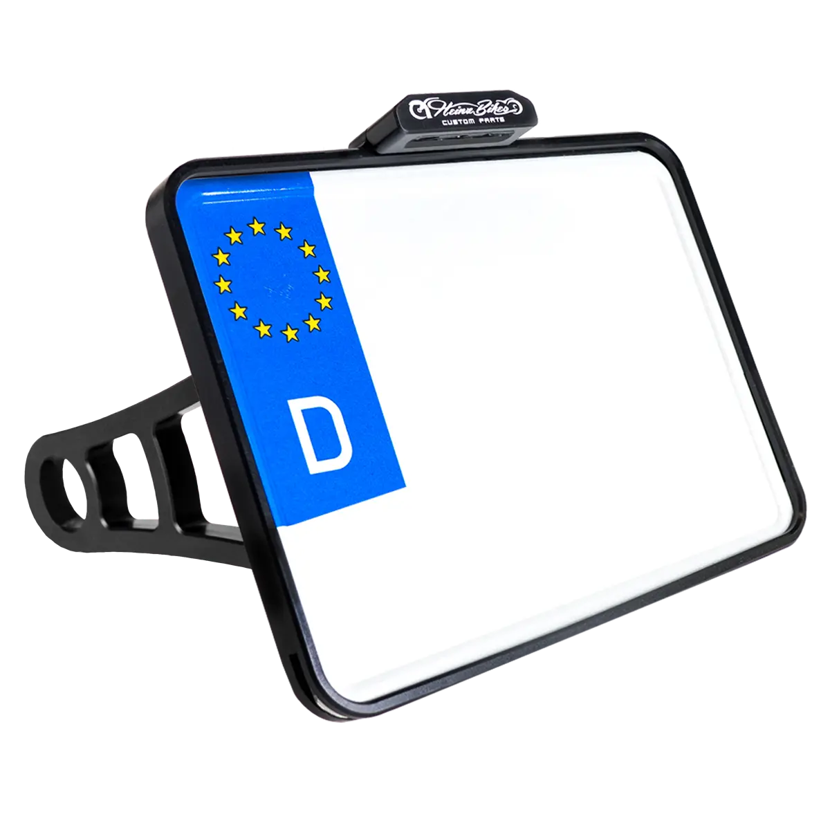 Heinz Bikes License Plate Side Mount For 3/4" Axles