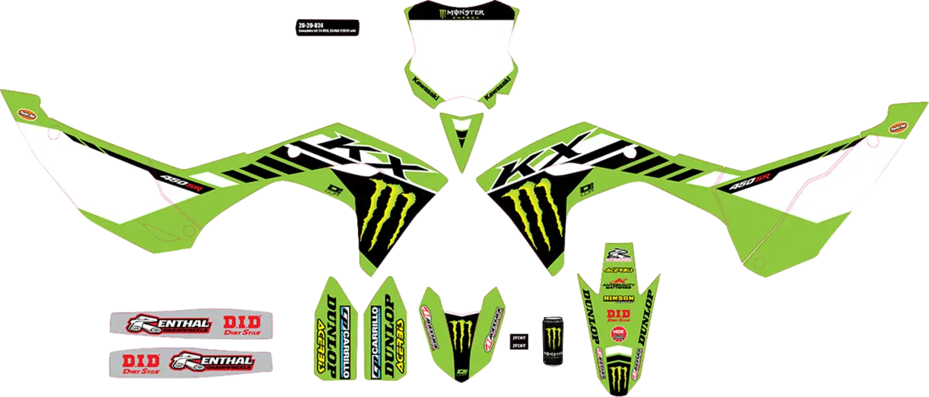 D'cor Visuals Complete Graphics Kit - Monster Energy