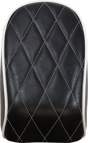 Le Pera Bare Bones Pillion Pad - Black Vinyl - For Harley Davidson