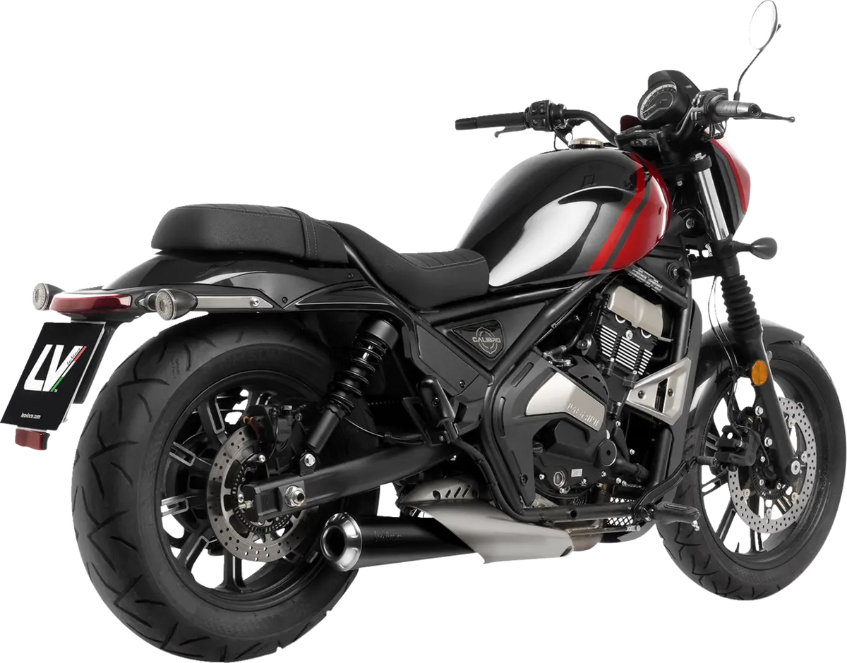 Leovince Classic Racer Slip-On Muffler Black for Moto Morini