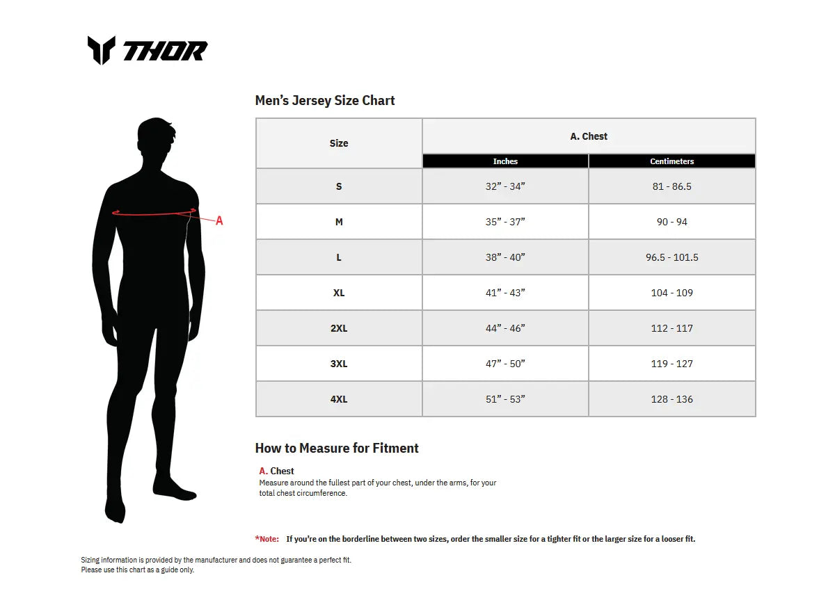 Thor Launchmode Dozer Jersey - Black/White/Acid/Fluorescent Yellow