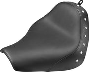 Saddlemen Renegade Solo Seat - Black Saddlehyde - For Harley Davidson