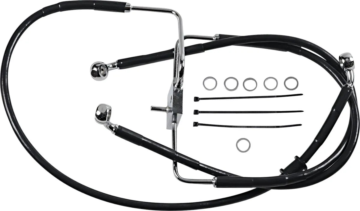 Drag Specialties Wydłużony Przewód Hamulcowy 39" Stal Nierdzewna Przód