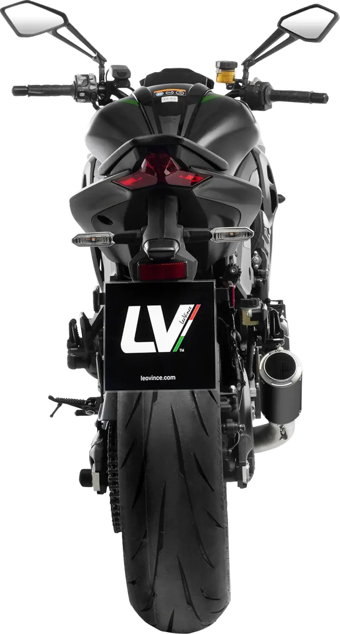 Leovince LV-Corsa Slip-On Muffler Black for Kawasaki Z 1100 ABS