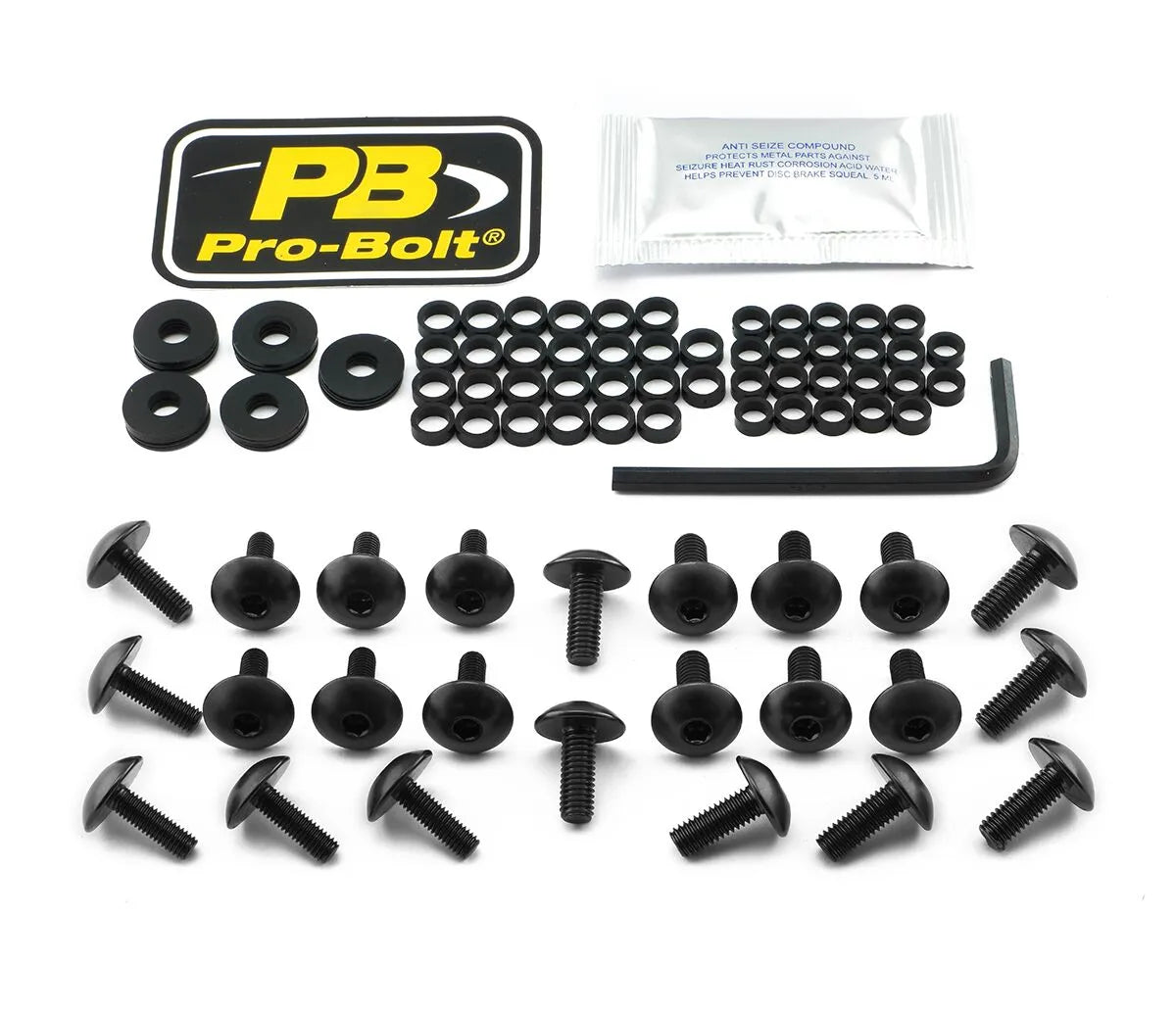 Pro Bolt Aluminium Fairing Bolt Kit For Kawasaki