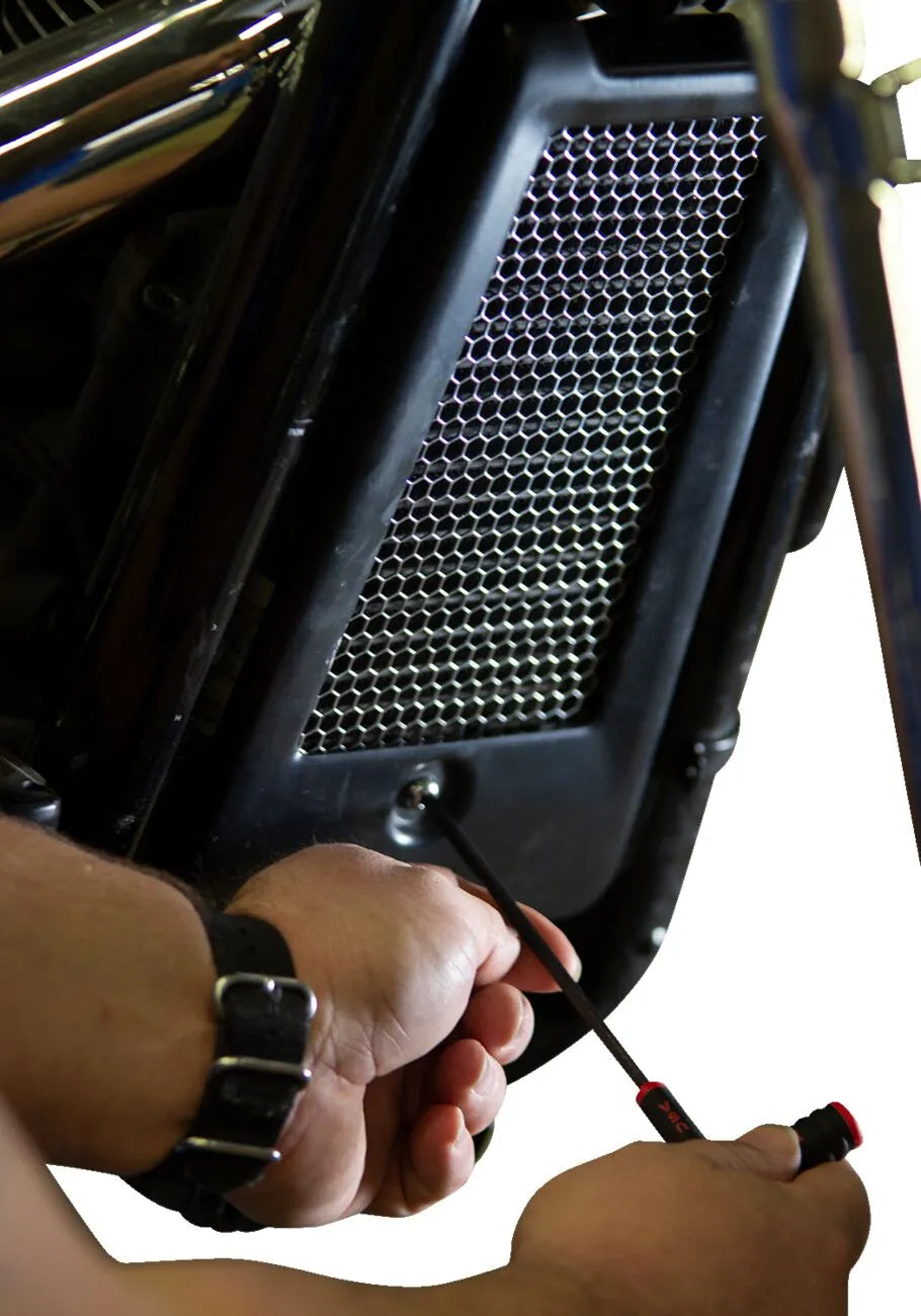 Klock Werks Oil Cooler Guard - Black