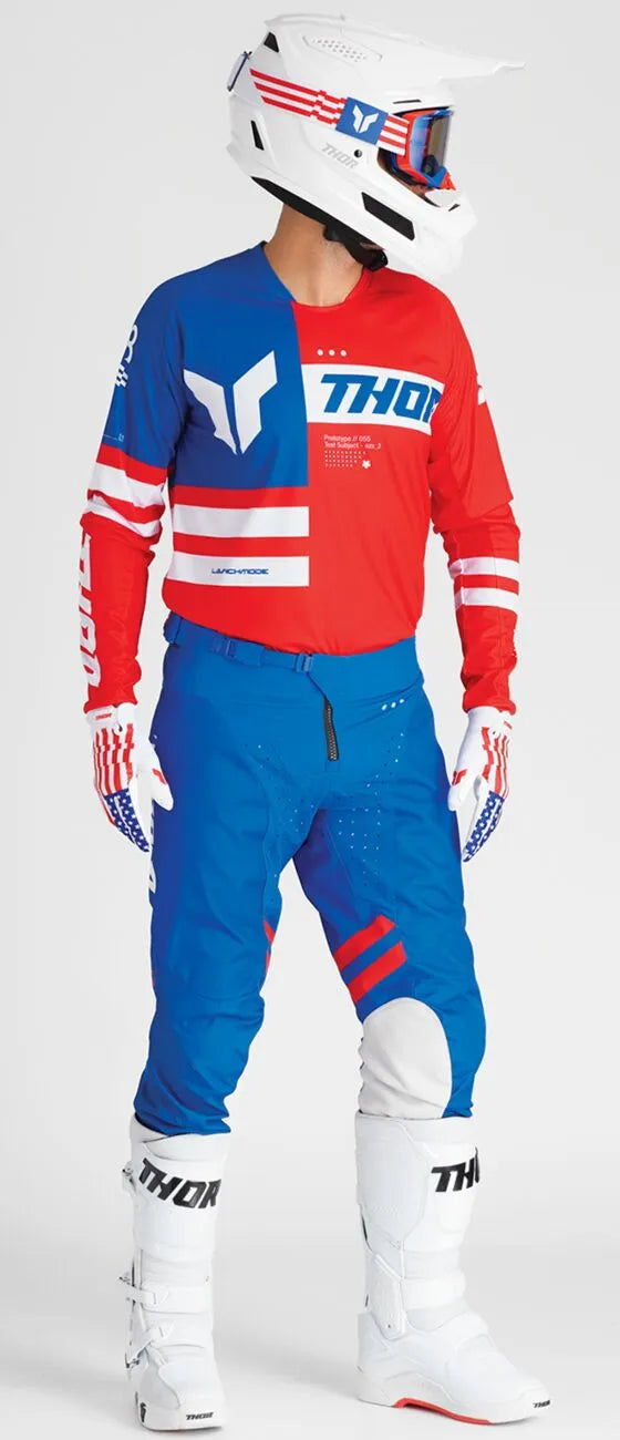 Thor Launchmode Patriot Pants - Blue/Red/White