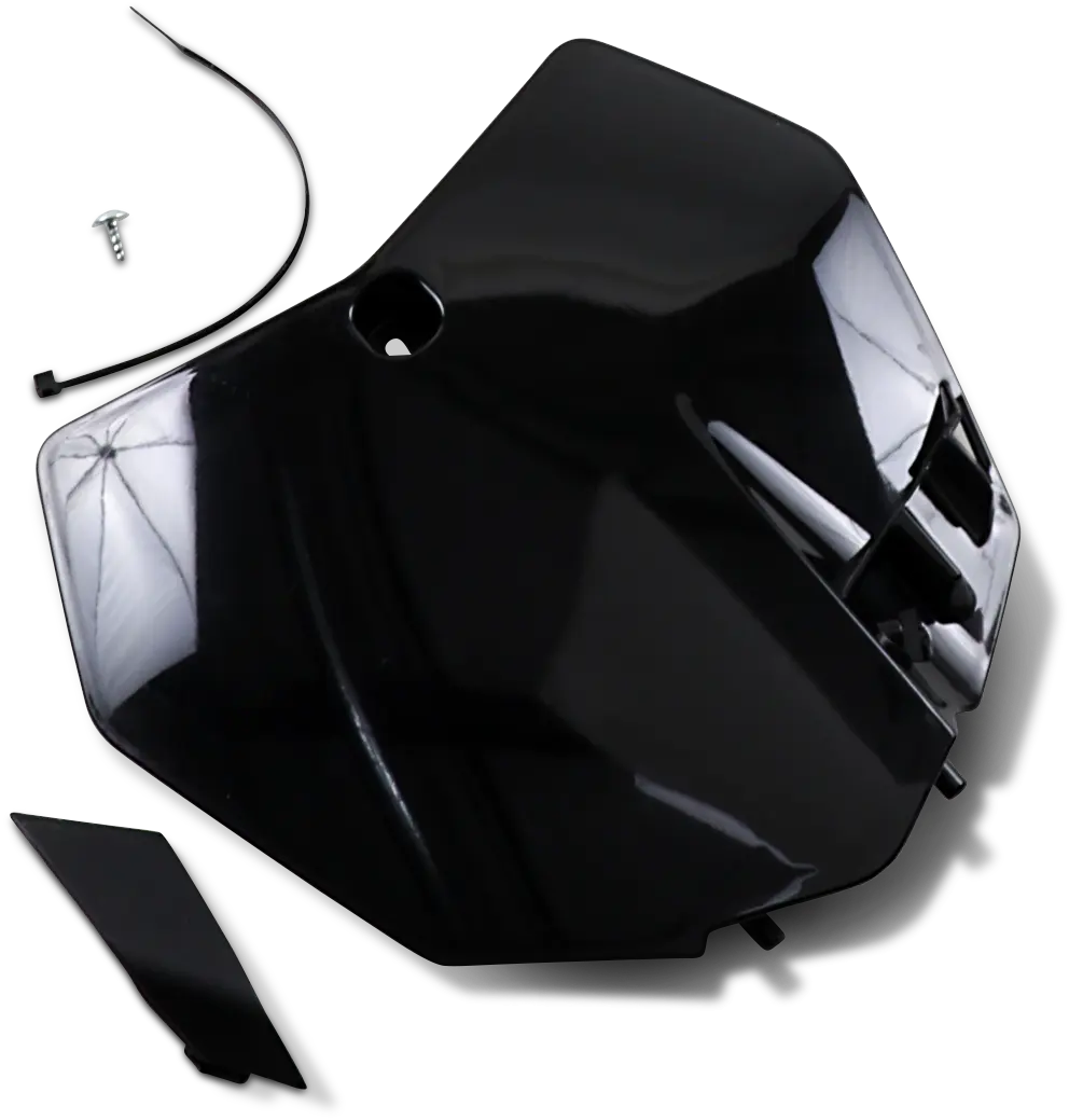 Ufo Replacement Front Number Plate - Black