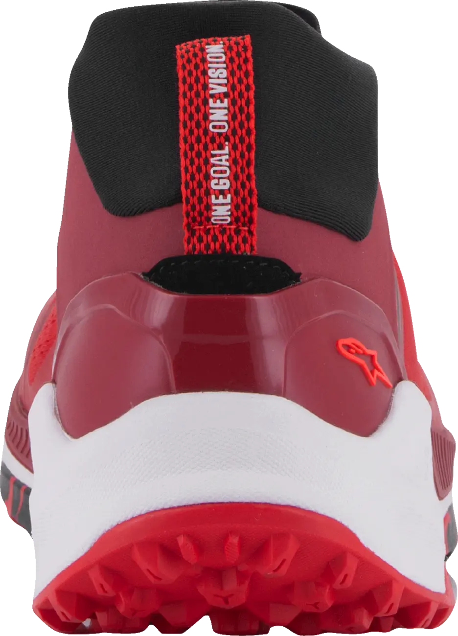 Alpinestars Meta XR V2 Shoes Brown Dark Red White