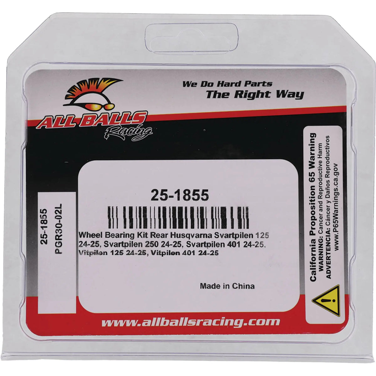 All Balls Wheel Bearing Kit for Husqvarna
