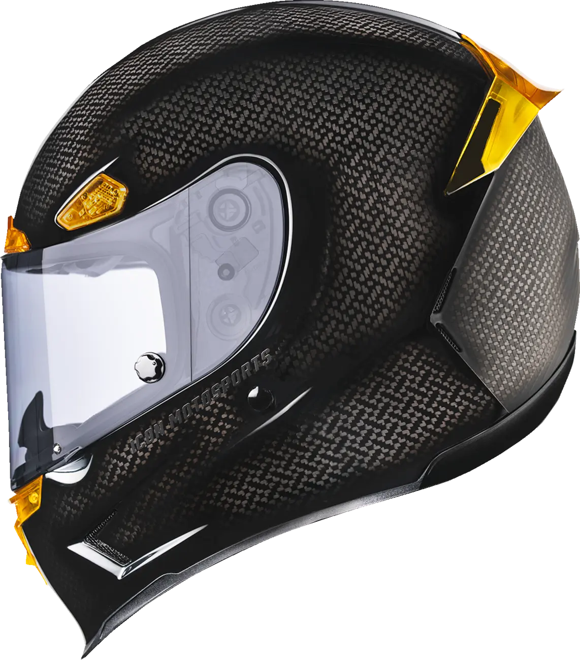 Icon Airframe Pro Carbon 4Tress Helmet Yellow