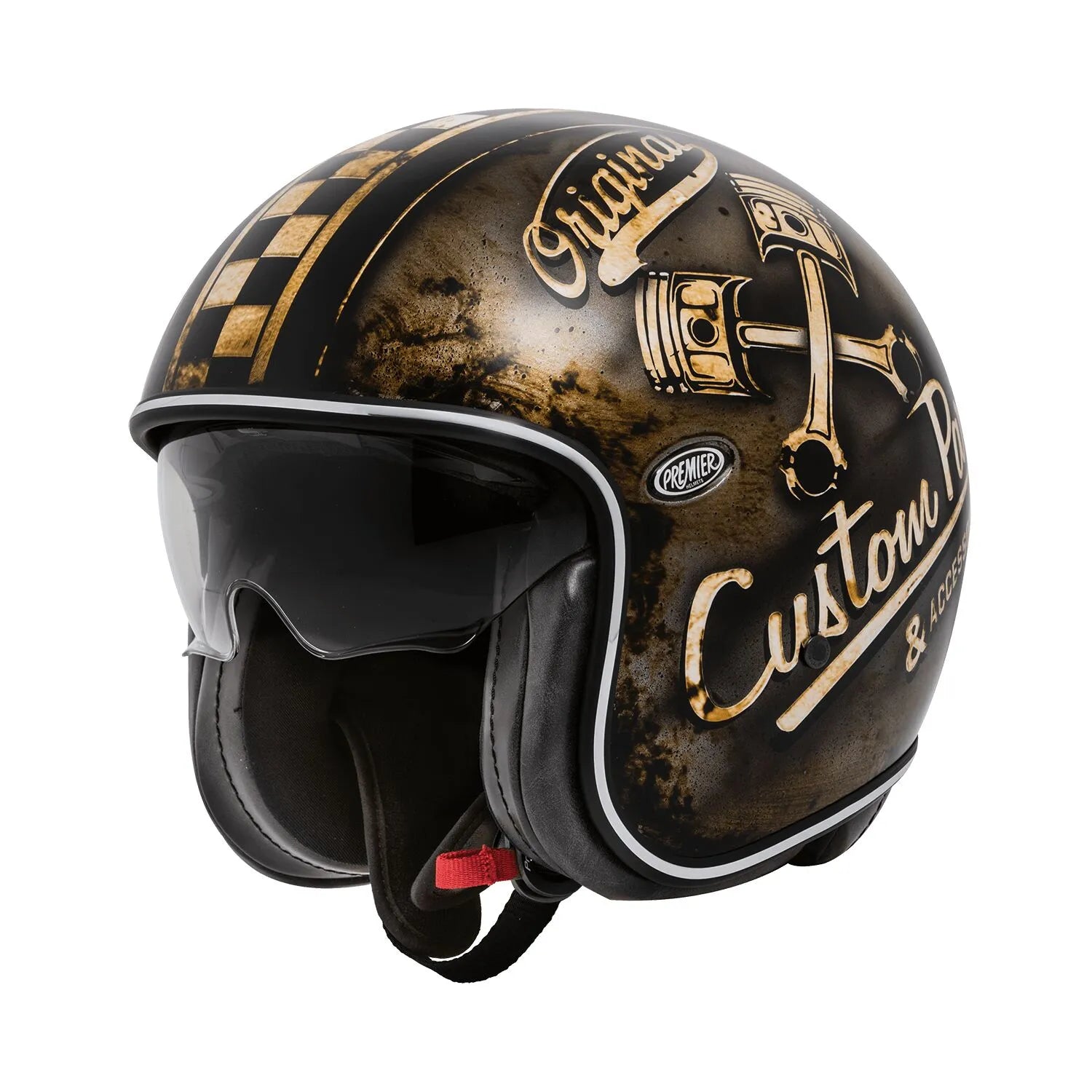 Premier Helmets Vintage Op 9 Helmet - Open Face