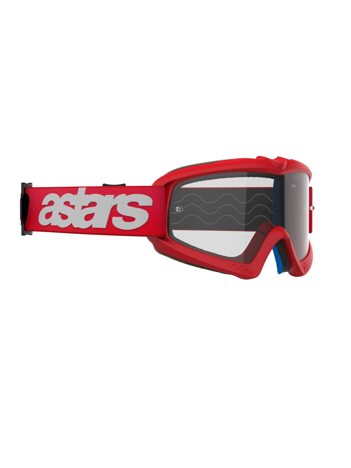 Alpinestars Youth Vision Blaze Goggle Red Clear
