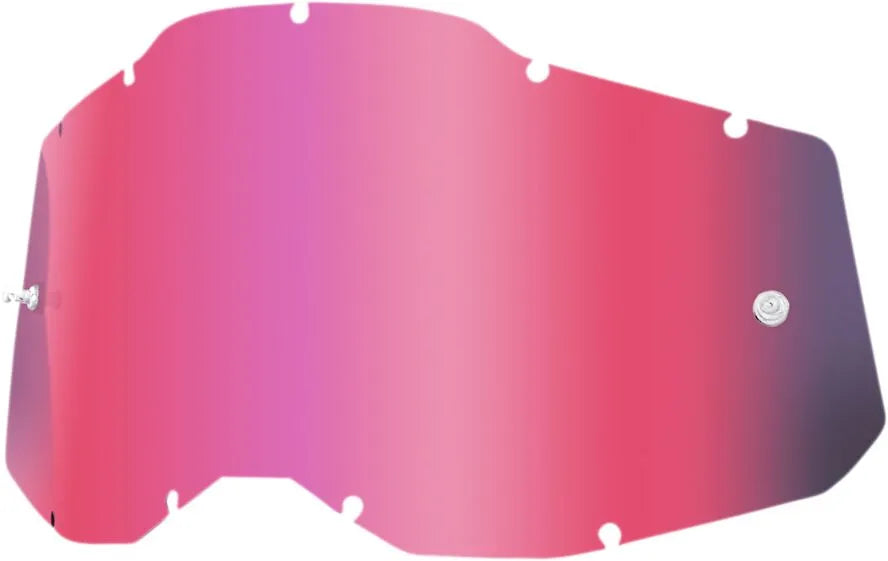 100% Accuri 2 Racecraft 2 Strata 2 Goggle Lens Pink