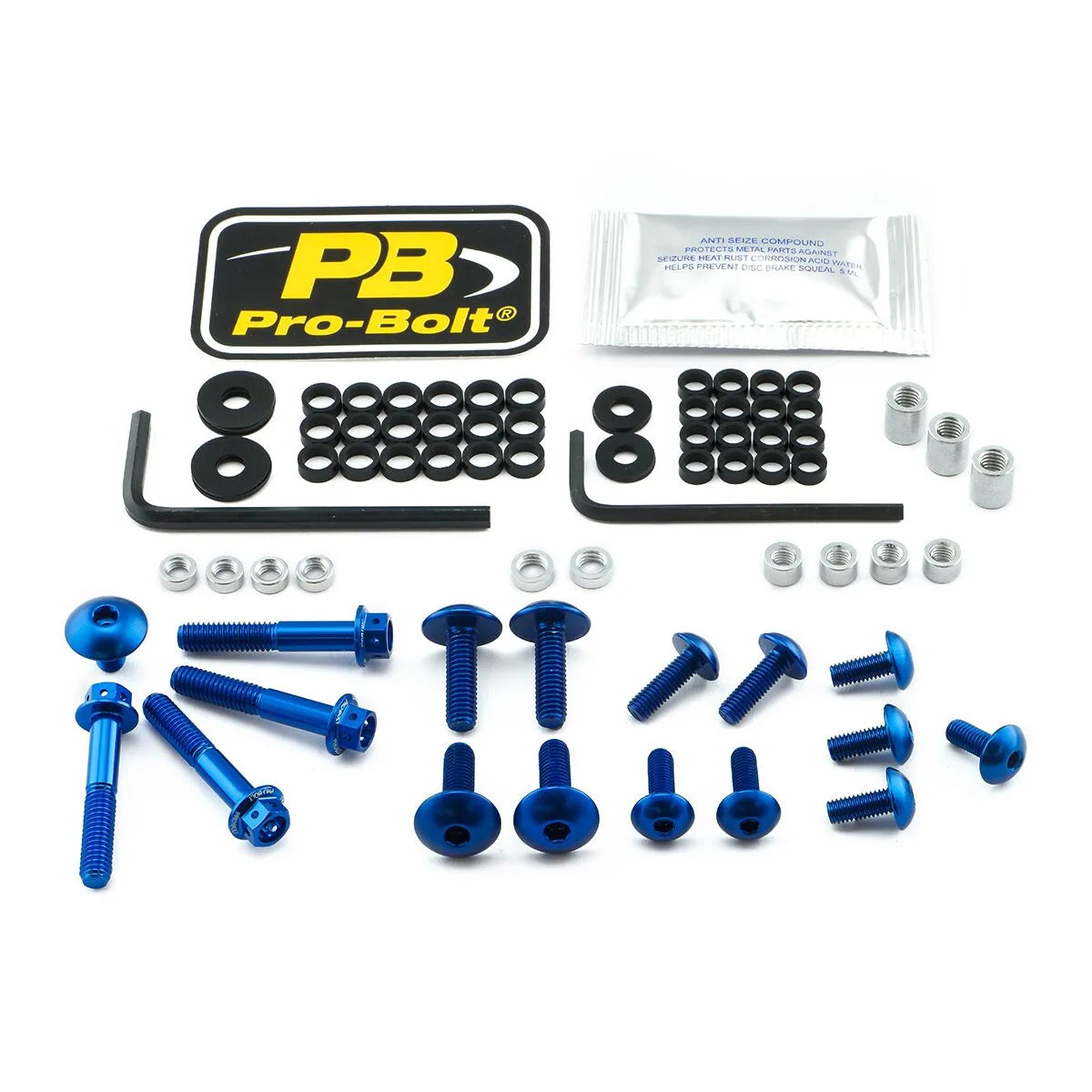 Pro Bolt Aluminium Fairing Bolt Kit For Suzuki