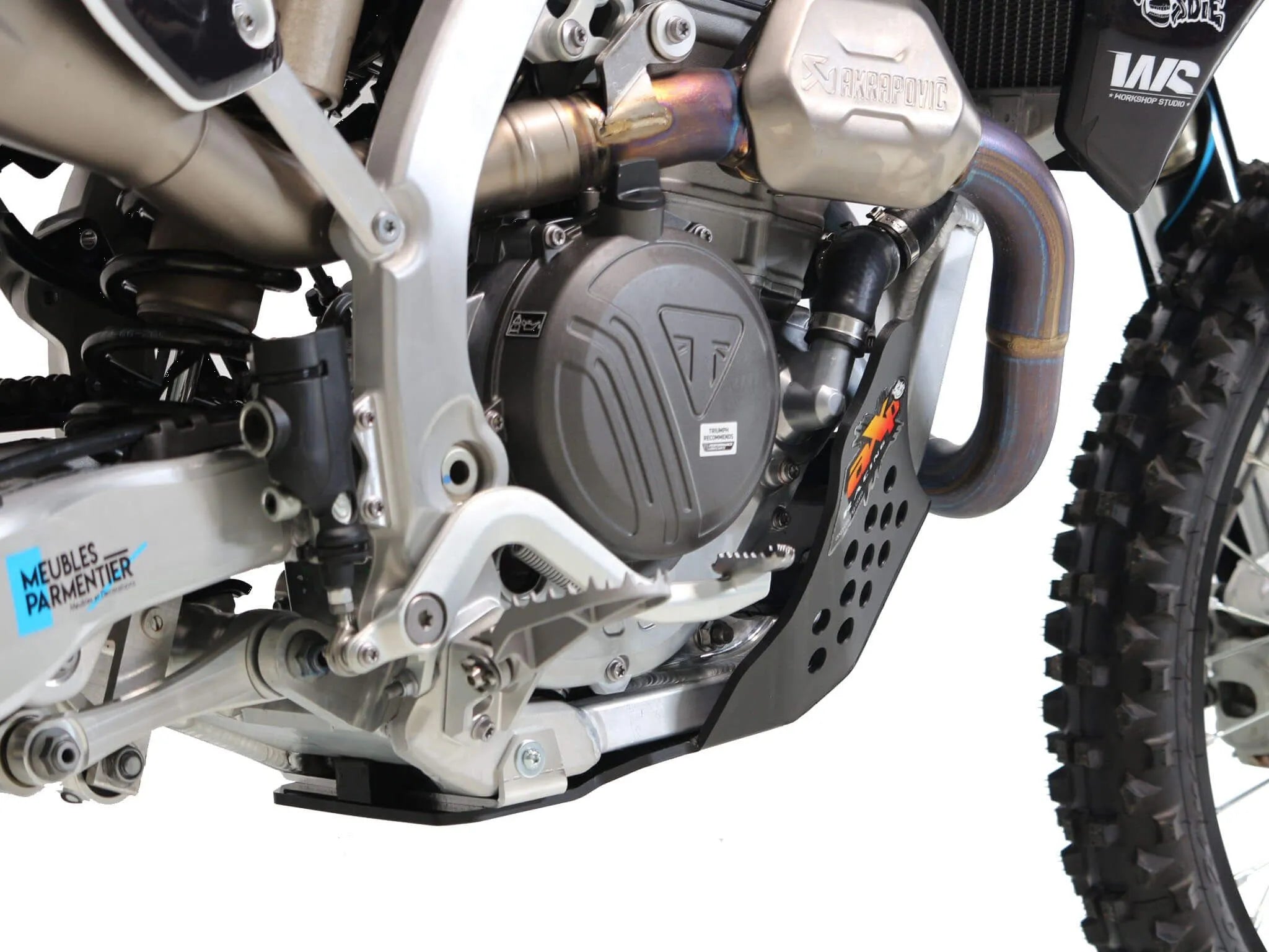 Axp Racing Xtrem Skid Plate For Frame Protection