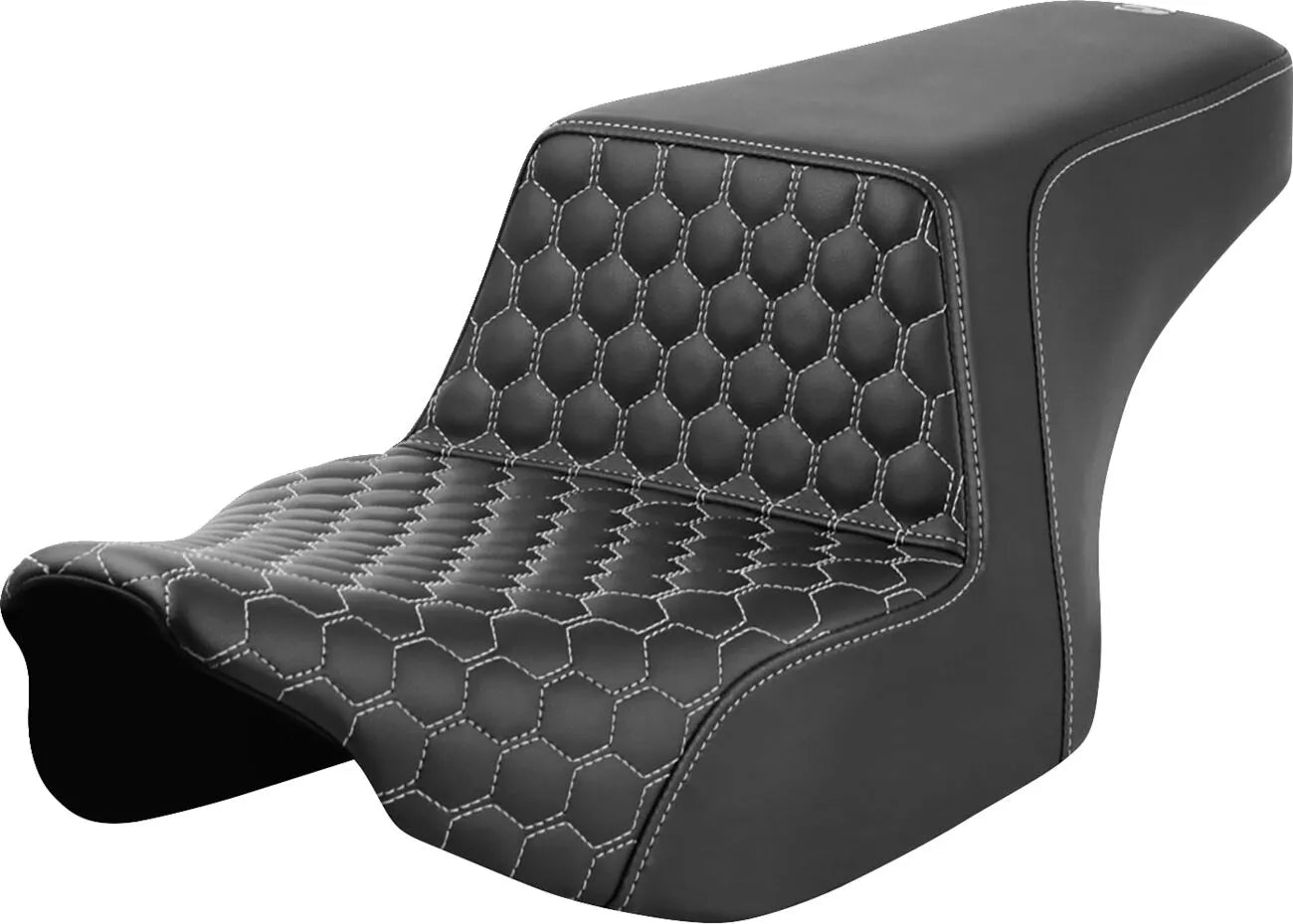 Saddlemen Honeycomb Step-up Seat - For Harley Davidson