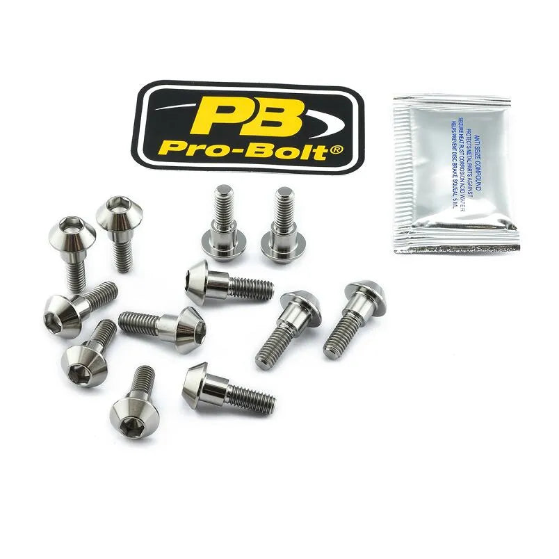 Pro Bolt Titanium Zestaw Śrub Do Tarcz Hamulcowych