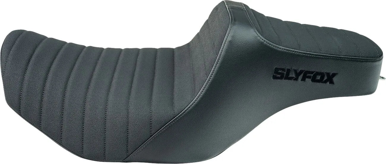 Slyfox High Noon Seat - Enhanced Comfort - For Harley Davidson